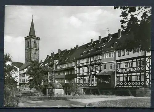 (2269) Erfurt / Krämerbrücke (Nordseite) - gel. - DDR - K 1/76   07 09 32 013   VEB-Foto-Verlag, Erlbach