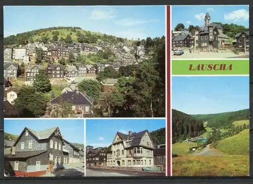 (2242) Lauscha / Mehrbildkarte - n. gel. - DDR - Bild und Heimat