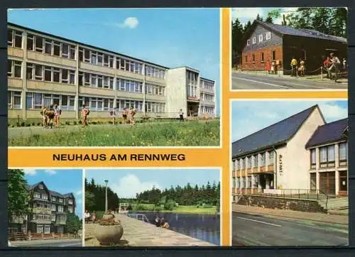 (2238) Neuhaus am Rennsteig / Mehrbildkarte - gel. - DDR - Bild und Heimat