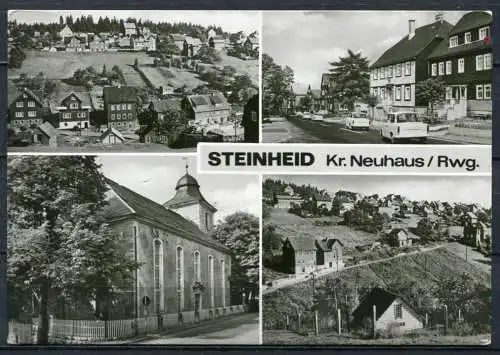(2236) Steinheid / Mehrbildkarte s/w - gel. 1985 - DDR - Bild und Heimat