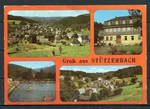 (2226) Gruß aus Stützerbach / Mehrbildkarte - gel. 1986 - DDR - S1/86   09 11 1213   Auslese-Bild-Verlag