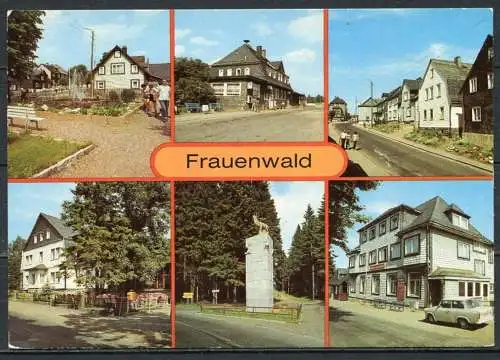 (2225) Frauenwald / Mehrbildkarte - n. gel. - DDR - Bild und Heimat