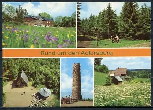 (2221) Rund um den Adlersberg / Mehrbildkarte - n. gel. - DDR - Bild und Heimat