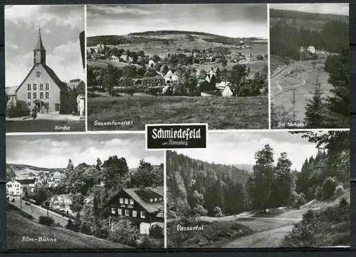 (2219) Schmiedefeld / Mehrbildkarte s/w - gel. 1978 - DDR - 6984   S 4/78  Straub & Fischer, Meiningen
