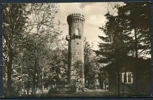 (2204) Turm auf dem Kickelhahn (Thür. Wald) - gel. - DDR - Bild und Heimat