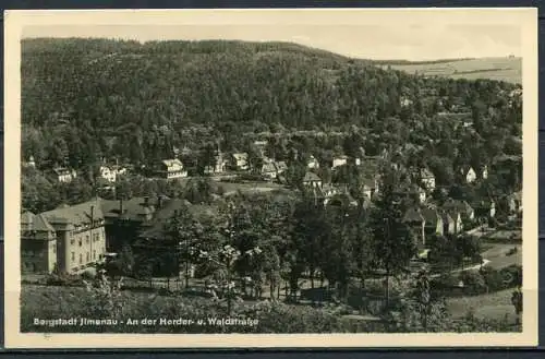 (2198) Bergstadt Ilmenau / An der Herder- u. Waldstraße - gel. 1955 - DDR