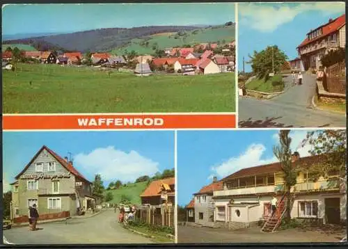 (2193) Waffenrod / Mehrbildkarte - gel. 1978 - DDR - Bild und Heimat