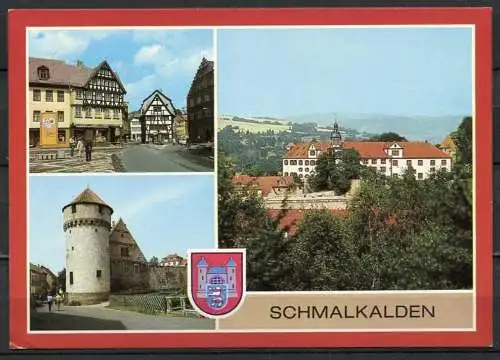 (2150) Schmalkalden / Mehrbildkarte m. Wappen - n. gel. - DDR - Bild und Heimat