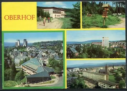 (2146) Oberhof / Mehrbildkarte - gel. - DDR - Bild und Heimat