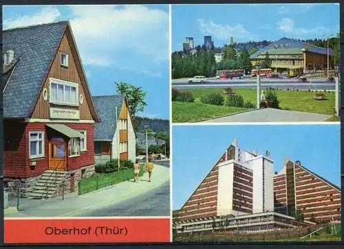 (2136) Oberhof (Thür.) / Mehrbildkarte - n. gel. - DDR - Bild und Heimat