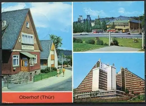 (2135) Oberhof (Thür.) / Mehrbildkarte - gel. 1980 - DDR - Bild und Heimat