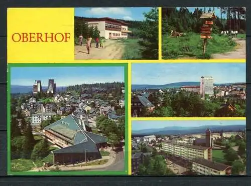 (2130) Oberhof / Mehrbildkarte - gel. 1984 - DDR - Bild und Heimat