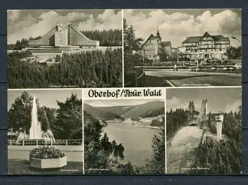 (2120) Oberhof / Thür. Wald / Mehrbildkarte s/w - n. gel. - DDR - 7723   S 4/70   Straub & Fischer, Meiningen