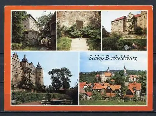 (2113) Schleusingen / Schloß Bertholdsburg / Mehrbildkarte - gel. - DDR - Bild und Heimat