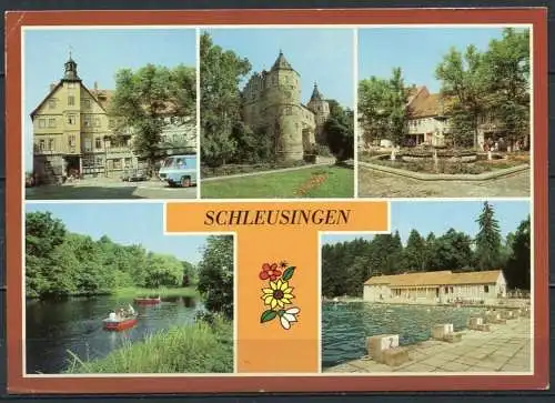 (2111) Schleusingen / Mehrbildkarte - n. gel. - DDR - Bild und Heimat