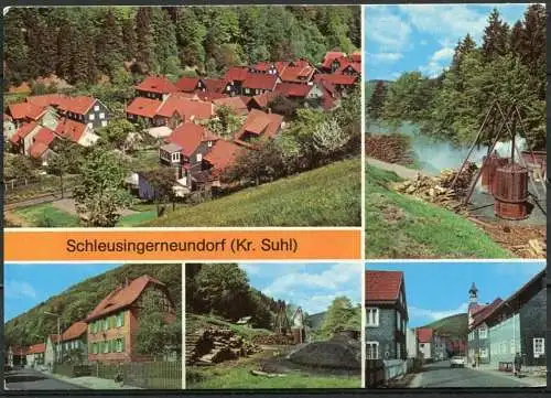 (2110) Schleusingerneundorf (Kr. Suhl) / Mehrbildkarte - n. gel. - DDR - Bild und Heimat
