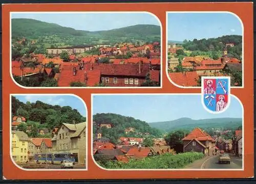 (2102) Zella-Mehlis / Mehrbildkarte m. Wappen - n. gel. - DDR - Bild und Heimat