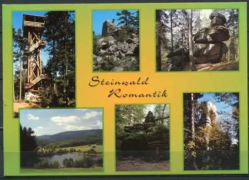 (2072) Steinwald Romantik / Mehrbildkarte - gel. 2000 - OAB  Oberfr. Ansichtskartenverl. Bayreuth