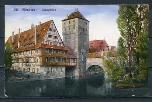 (2056)  Nürnberg / Henkersteg - gel. 1921 - J. H. St.