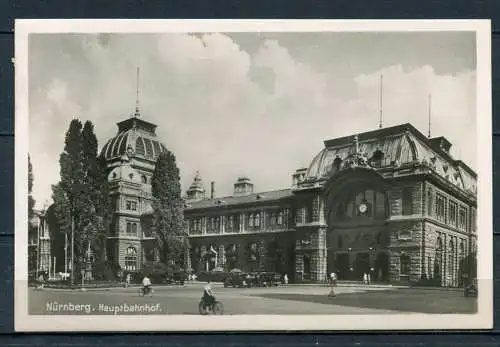 (2054) Nürnberg, Hauptbahnhof - gel. 1942 - Werbestempel - Echte Photographie  446 /9846