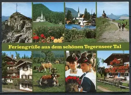 (2033) Feriengrüße aus dem schönen Tegernseer Tal / Mehrbildkarte - gel.