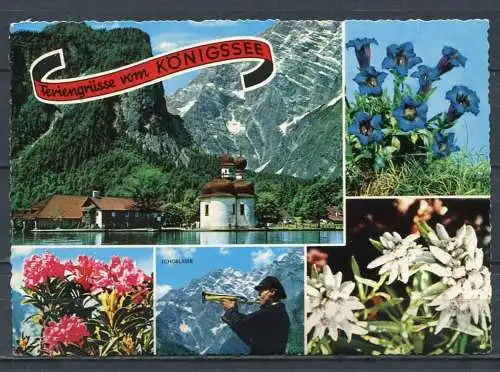 (2028) Feriengrüsse vom Königssee - Mehrbildkarte - gel. - 1172/24   Krüger    Ruppert-Verlag