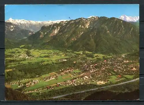 Blick auf Bad Reichenhall mit Großgmain (Österr.) und Bayrisch Gmain - gel. - F 222  Ernst Baumann, Bad Reichenhall