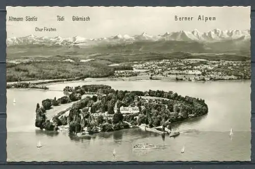 (1991) Insel Mainau im Bodensee - gel. 1961 - Cekade Luftbild - Cramers Kunstanstalt, Dortmund