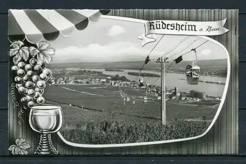 (1936) Rüdesheim a. Rhein - gel. 1957 - Echt Foto - Nr. A 200 149 Z   Fotoprint Verlag A. Mauthe, Balingen