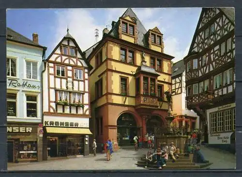 (1926) Bernkastel-Kues / Markt mit Rathaus - gel. 1987 - ze Bestellnr. Bernka 68   Schöning & Co + Gebr. Schmidt