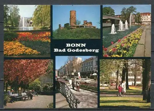 (1923) Bonn / Bad Godesberg / Am Kurpark / Mehrbildkarte - gel. - FK 1717    Fotokunstverl. F. G. Zeitz KG, Königsee