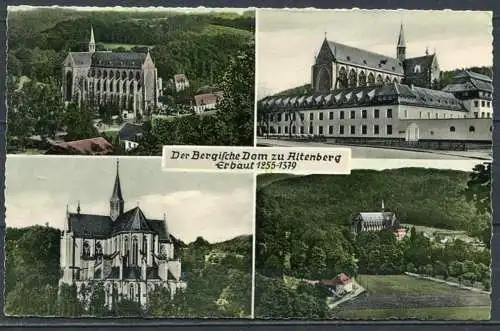 (1921) Der Bergische Dom zu Altenberg / Mehrbildkarte - gel. - Nr. 201    Fülle & Kamp, Wuppertal-Barmen