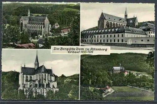 Der Bergische Dom zu Altenberg / Mehrbildkarte - gel. - Nr. 201    Fülle & Kamp, Wuppertal-Barmen