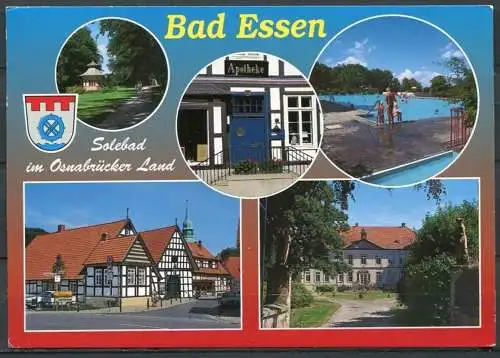 (1915) Bad Essen / Mehrbildkarte m. Wappen - gel. 2000 - Esse 136   Schöning & Co. + Gebr. Schmidt