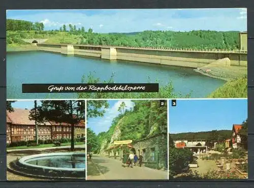 (1862) Gruß von der Rappbodetalsperre / Mehrbildkarte - n. gel. - DDR - Bild und Heimat