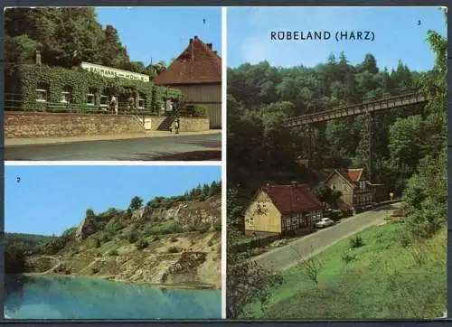 (1859) Rübeland (Harz) / Mehrbildkarte - n. gel. - DDR - Bild und Heimat