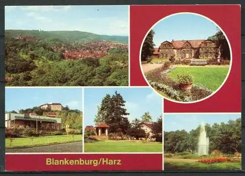 (1858) Blankenburg / Mehrbildkarte - n. gel. - DDR - Bild und Heimat