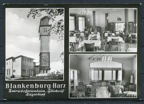 (1854) Blankenburg/Harz / Betriebsferienheim "Glückauf" Ziegenkopf  - gel. 1977 - DDR