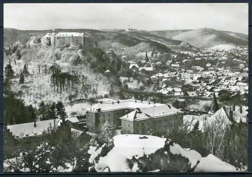 (1851) Blick auf Blankenburg (Harz) im Winter - gel. 1981 - DDR - Bild und Heimat