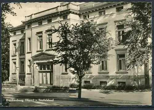 (1849) Blankenburg (Harz) / Teufelsbad - gel. 1963 - DDR - P 1/63   K 3611    Heldge-Verlag, Köthen