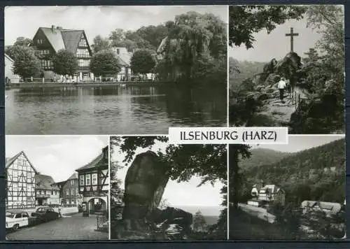(1836) Ilsenburg (Harz) / Mehrbildkarte s/w - gel. - DDR - Bild und Heimat