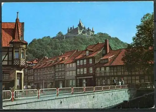 (1832) Wernigerode / Blick zum Feudalmuseum Schloß Wernigerode - n. gel. - DDR - Bild und Heimat