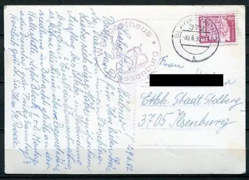 (1830) Raststätte Plessenburg bei Ilsenburg / Mehrbildkarte s/w - gel. 1982 - Stempel: Waldgasthaus Plessenburg