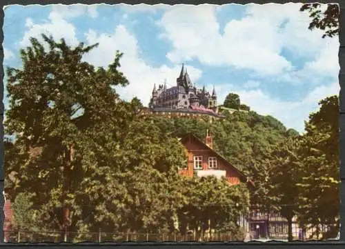 (1825) Wernigerode / Blick zum Schloß - gel. - DDR