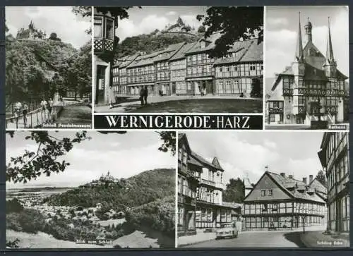 (1823) Wernigerode / Mehrbildkarte s/w - n. gel. - DDR - Echt Foto - Bild und Heimat