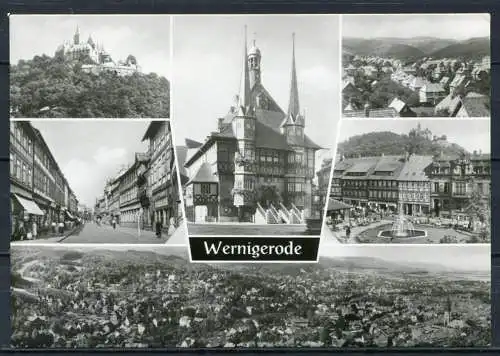 (1820) Wernigerode / Mehrbildkarte s/w - n. gel. - DDR - Echt Foto - Bild und Heimat