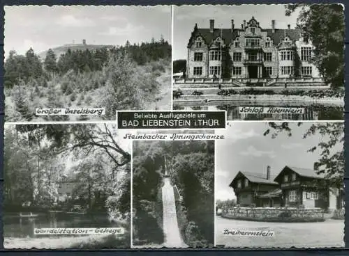 (1796) Bad Liebenstein / Mehrbildkarte s/w - Echt Foto - n. gel. - DDR