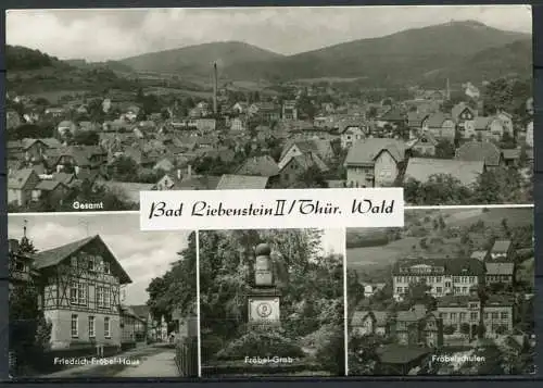 (1795) Bad Liebenstein / Mehrbildkarte s/w - n. gel. - DDR - Echt Foto  L 154   S 1/70   DAMW