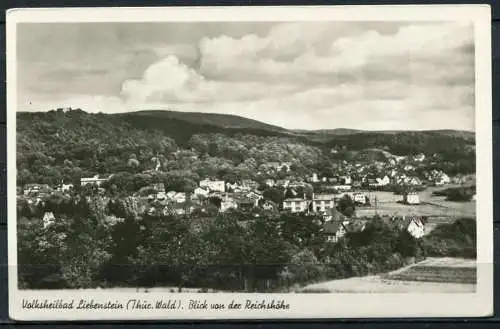 (1791) Volksheilbad Liebenstein / Blick von der Reichshöhe - Echt Foto - n. gel