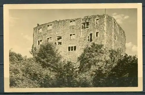 (1786) Bad Liebenstein/ Thür. Wald / Burgruine - Echt Foto - n. gel. - DDR - B 04    A 233/54   Straub & Fischer